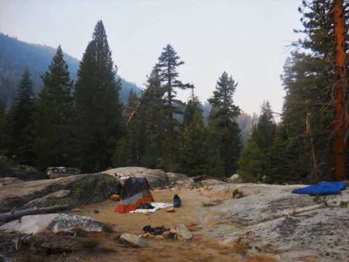 Camp at Mono Creek