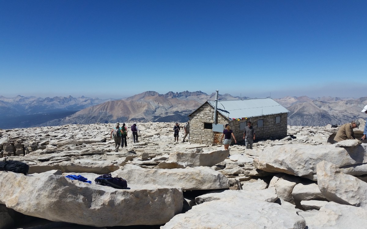 Hanging out on top of Mt. Whitney