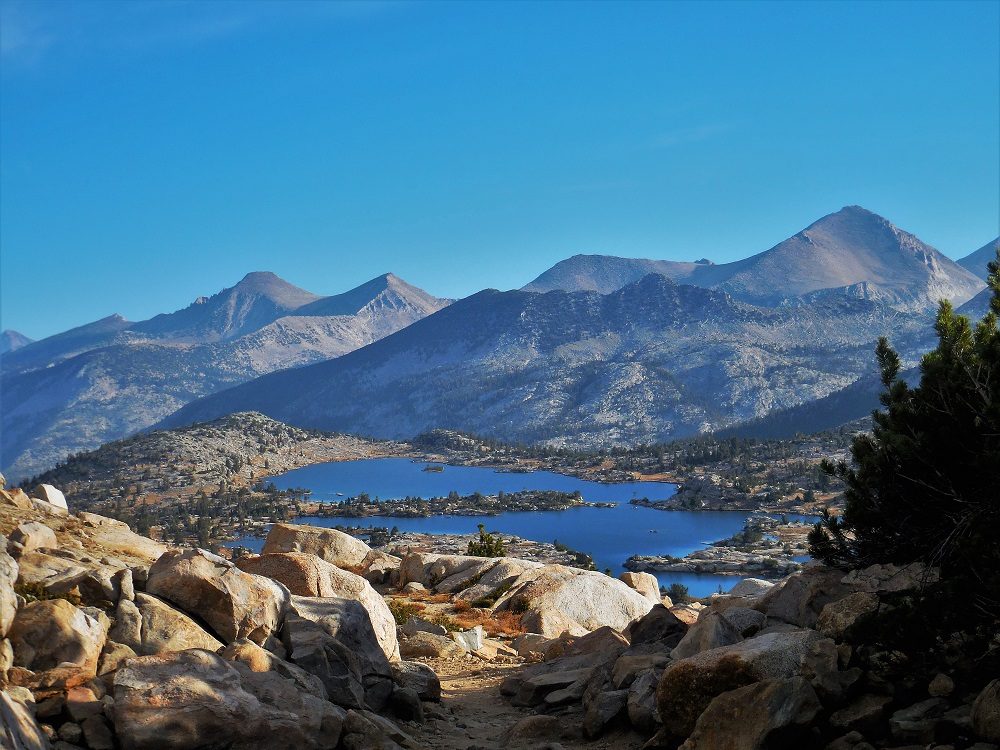 view from selden pass north on the John muir trail